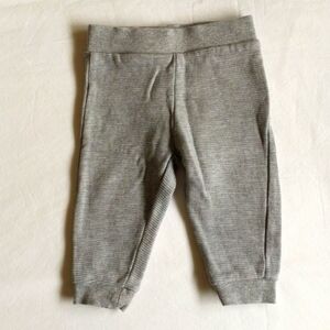 george gray neutral ribbed joggers pants 6-12 months baby